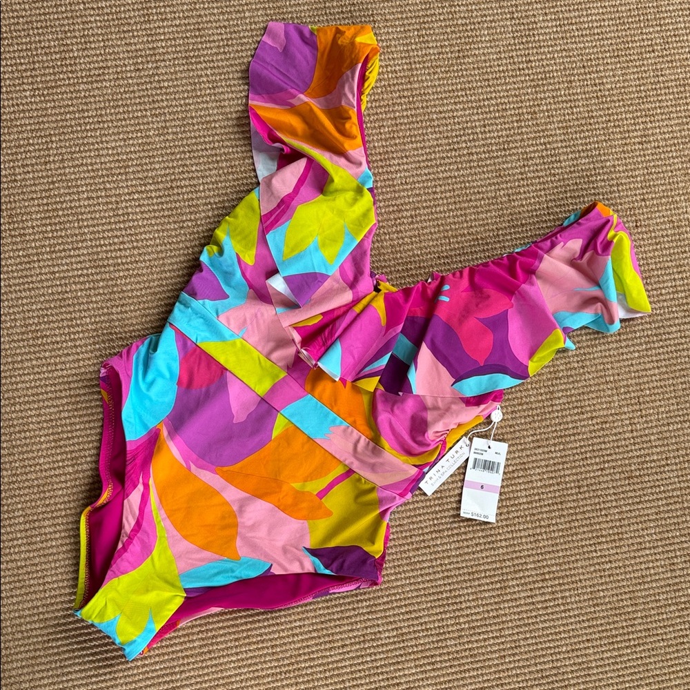 NWT Trina Turk Swim & Spa Collection One Piece Swimsuit Sz 6